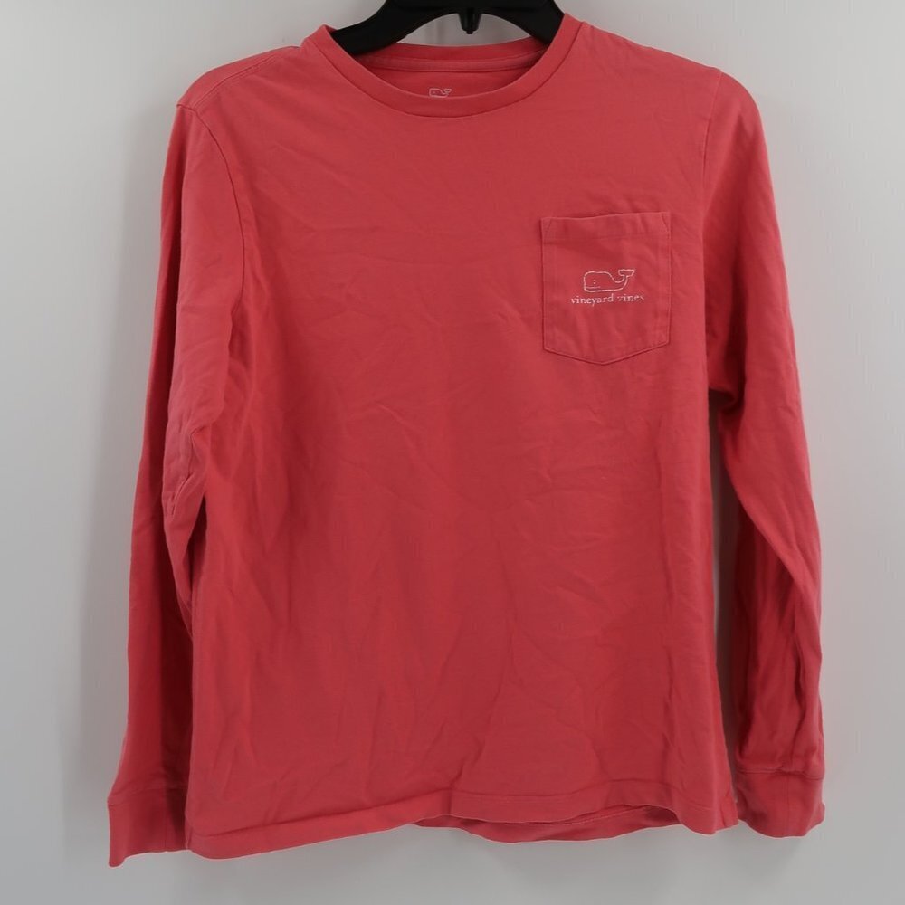 Vineyard Vines Kids Long Sleeve T-Shirt Salmon Colored Size Large
